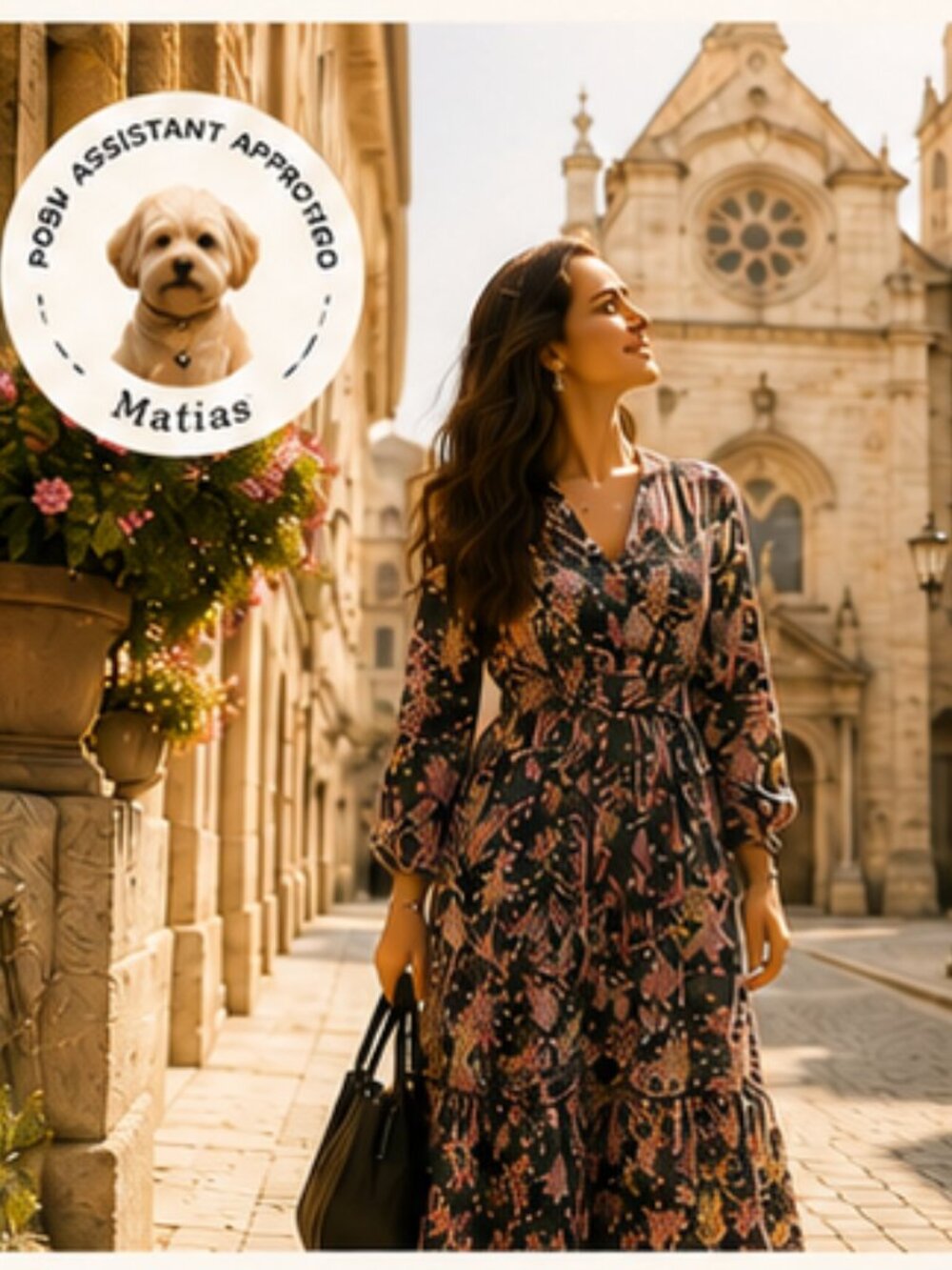 Romantic Floral Metallic Maxi Dress | Prague Old World Cottagecore Bohemia a.n.a